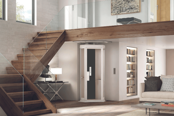 Stannah homelift in a living room