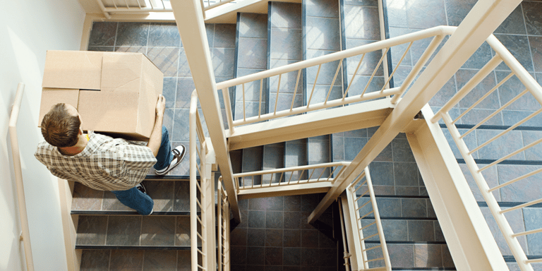 Types of equipment to move heavy objects up stairs
